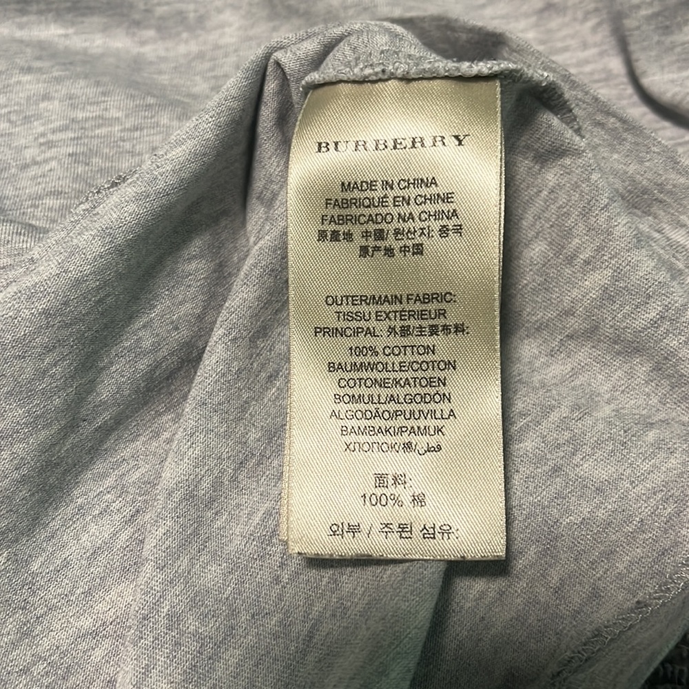Burberry T Shirt, size L, authentic 100%, cotton 100% - Picture 4 of 7